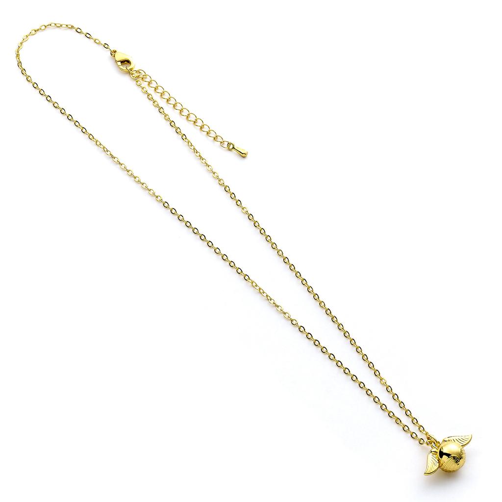 Harry Potter Golden Snitch Gold Tone Necklace