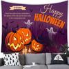Домашний декор Хэллоуин гобелен Летучая мышь Тыква Счастливый Хэллоуин гобелен настенный декор для вечеринки фон ткань пресс-секретарь