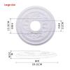 Pu Retro Decorative Ceiling Light Fixtures Covers Plate For Upgrading Gypsum Circular Lamp Disc Decorative Plaque Wall Decor