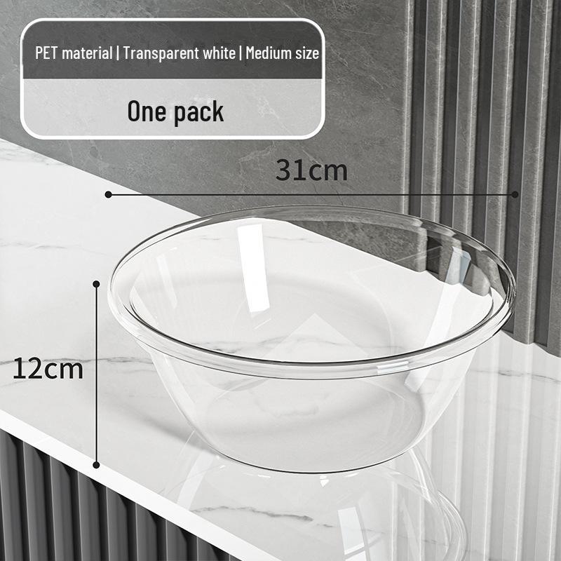 Прозрачная утолщенная многофункциональная раковина: Раковина, мойка для овощей, туалетные принадлежности для студенческого общежития, ванна для ног