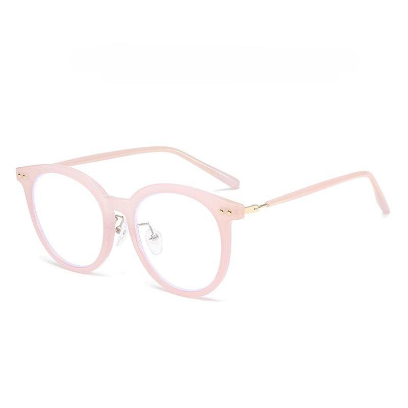 Ретро круглые очки для чтения HD Стильные оверсайз оправы с защитой от синего света Очки для пресбиопии Унисекс Модные очки