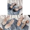 Womens Flat Sandals With Thick Heel For Summer Casual Wear