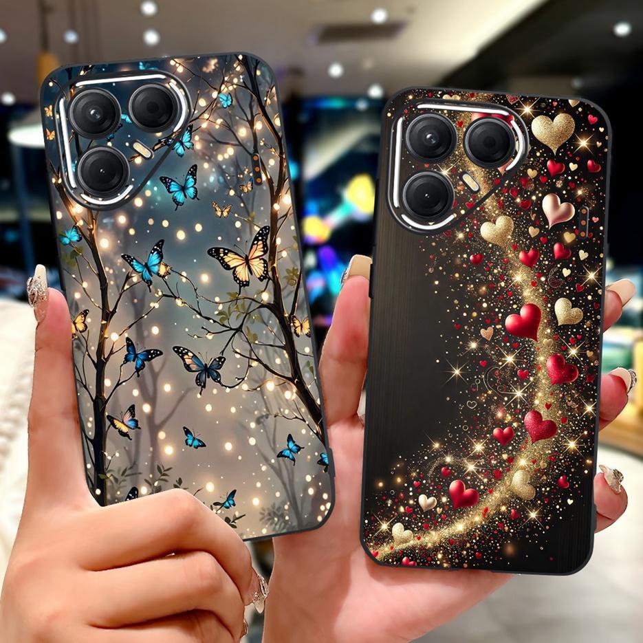 Для Tecno Pova 7 Pro 5G Чехол LJ8 Роскошный Модный Расписной Чехол Мягкий Силиконовый Чехол для Телефона Для Tecno Pova 7 Ultra Pova7 5G LJ7 Чехол