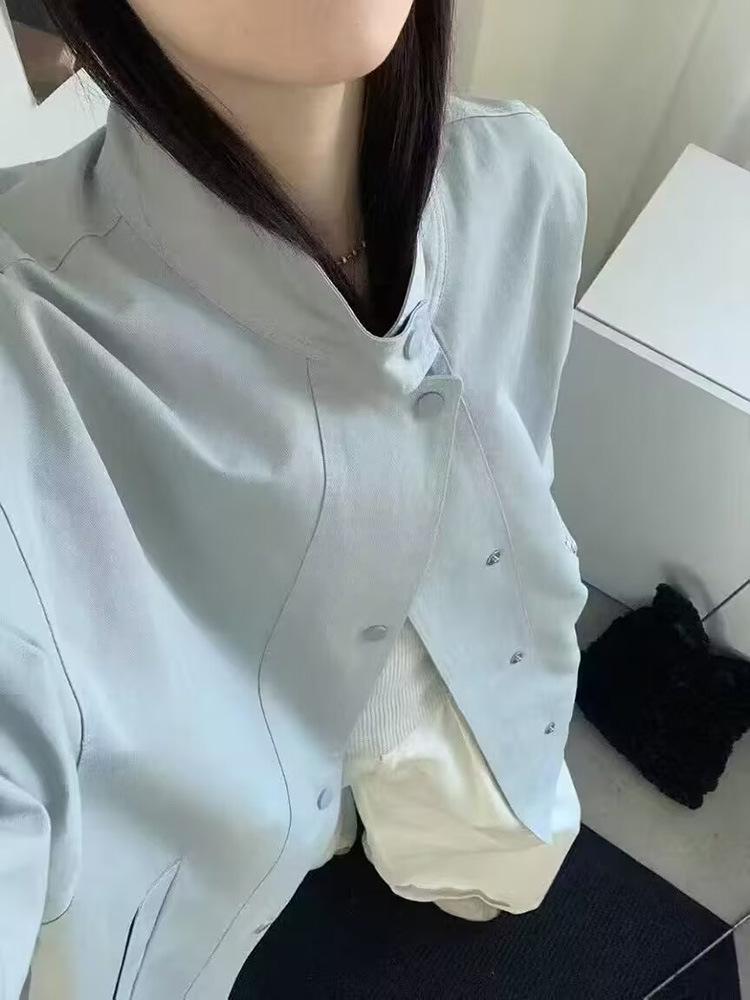 Женский тренч средней длины в корейско-британском стиле - Ретро, Универсальный, Высококлассный для весны и осени 2025