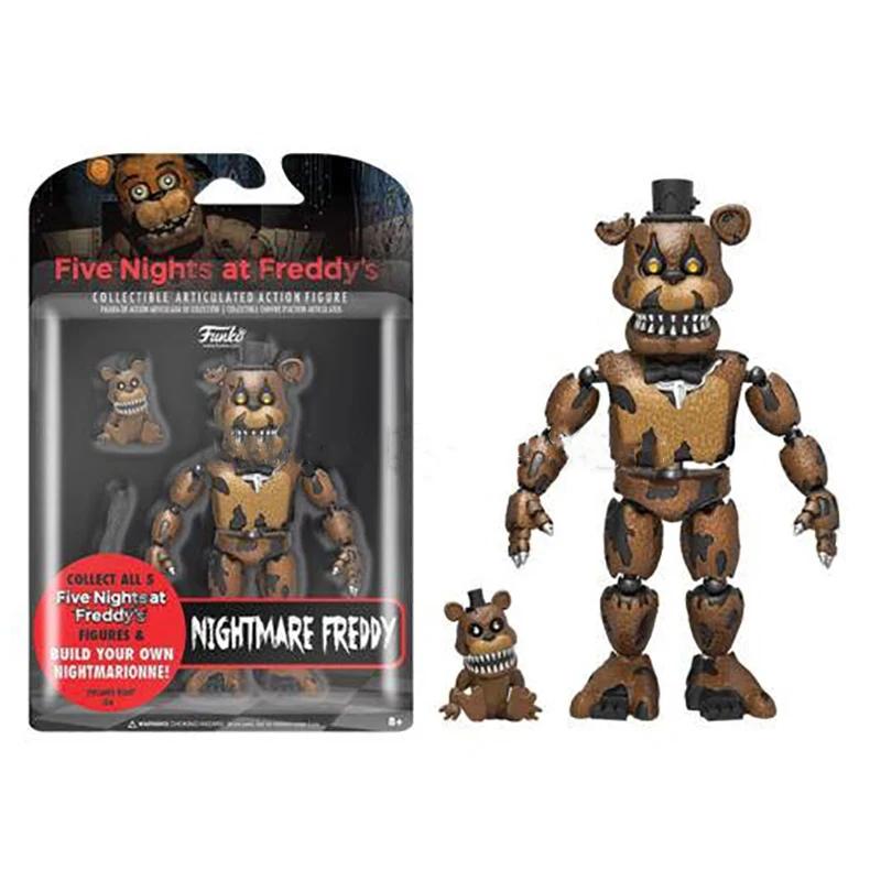 Fnaf Мишка Полуночный Гарем Пять Ночей Сочлененная Съемная Игровая Фигурка Действия В Five Nights Security Breach Миниатюрная Игрушка для Детей