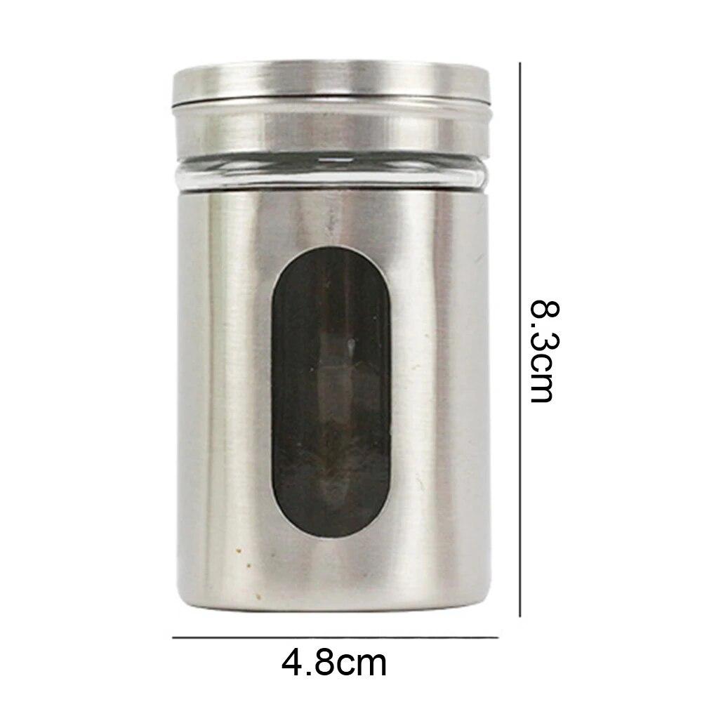 Bbq Spice Organizer Stainless Steel Kitchen Supplies Barbecue Seasoning Bottle Sugar Salt Pepper Shaker