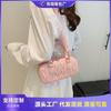 Niche Design Bag Women's New Summer Messenger Bag Casual Portable Jelly Rhombus Pillow Bag
