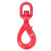Crane Hook Painting G80 Forged Steel Self Locking Safety Rotating Hooks for Ships Automobiles3.15T 27cm
