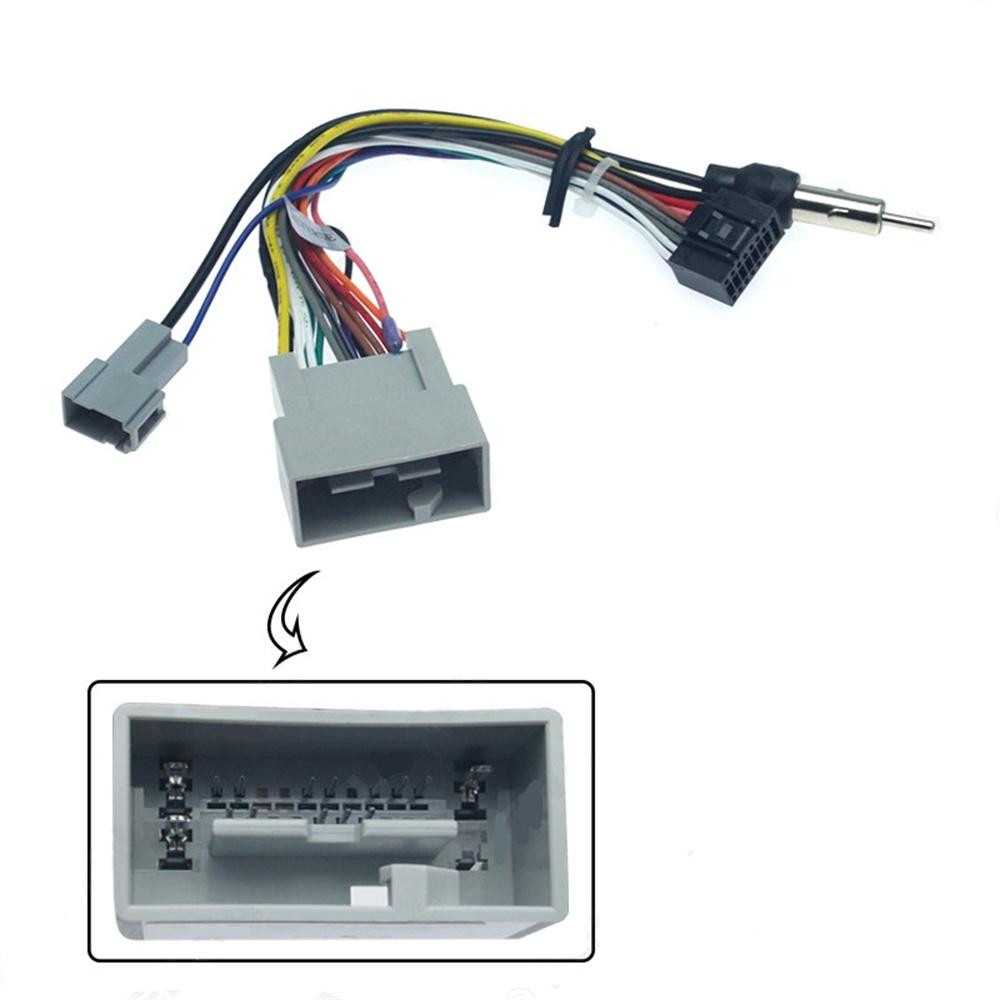16-контактный стерео аудио GPS адаптер жгута проводов для Honda Fit City Greiz 2014-17