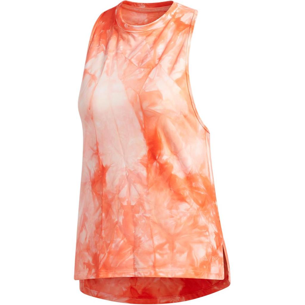 Adidas Parley Trg Tank Logo Moisture-Wicking Breathable Comfortable Round Neck Sports Vest Women Tops Orange ED6389