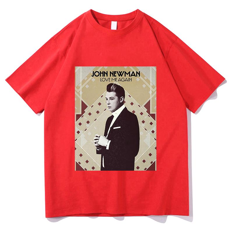 2026 John Newman Love Me Again TShirt Trendy Pure Cotton Casual Unisex Clothing Summer Fashion Harajuku Short Sleeve Top Tees