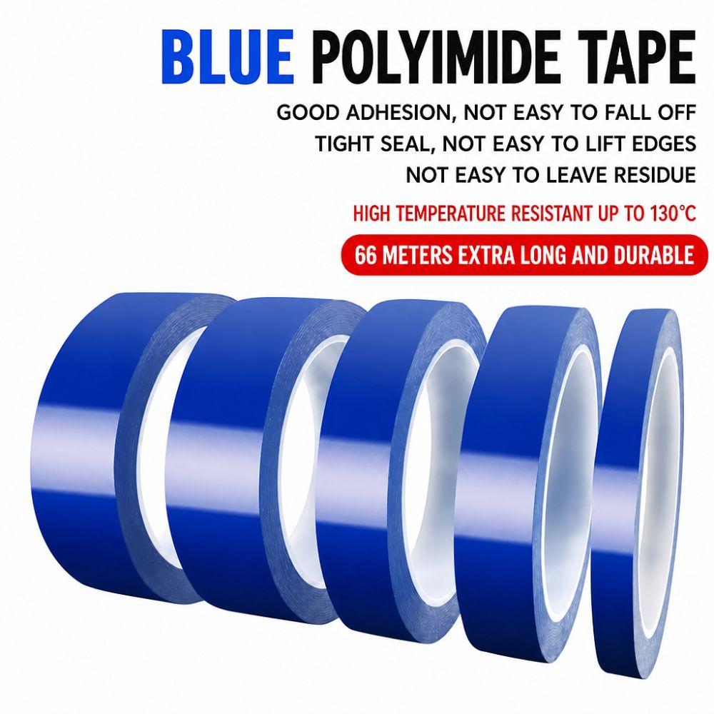 3/5/8/10mm Width Coding Tape 66 Meters Mylar Tape Heat Resist Whiteboard Tape