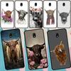 Шотландское искусство с горной коровой для Samsung Galaxy M06 M16 M13 M14 M33 M12 M32 M52 M31 M55 M15 M11 M21 M35 M53 M34 M54 Чехол