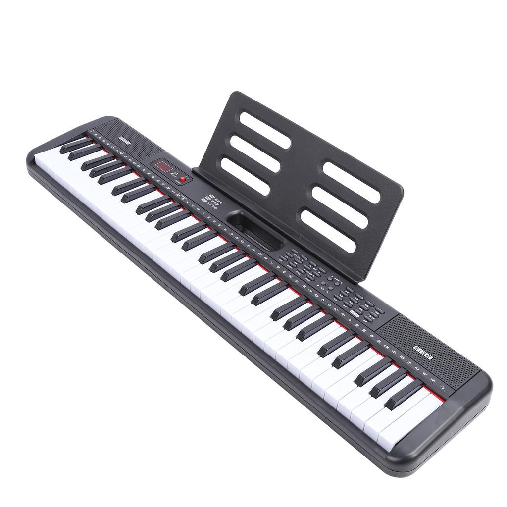 61 клавиша пианино клавиатура электронное цифровое пианино со встроенным динамиком микрофон подставка для нот