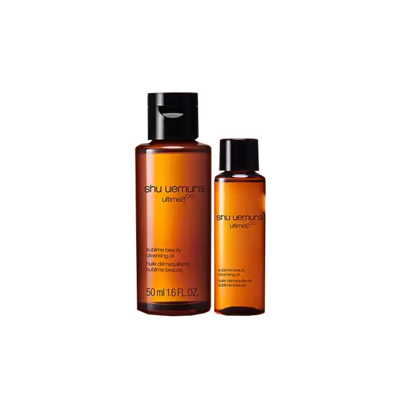 Shu Uemura Янтарное очищающее масло Успокаивающее, увлажняющее и очищающее Очищающее масло 50 мл + Очищающее масло 15 мл
