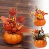 Halloween Foam Fake Pumpkins Maple Leaf Autumn Home Table Decoration Halloween Party Decor