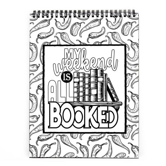 Раскраска «В ожидании ночи» Готика 30 перфорированных листов Драконы Кошки Спиральный переплет Портативная раскраска плотностью 160 г/м2 в картонной обертке