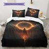 Flame Phoenix  Pattern Bedding Quilt Set Quilt Cover Pillowcase Home Decoration  Gift (1 * duvet cover + 2 * pillowcase, without core)