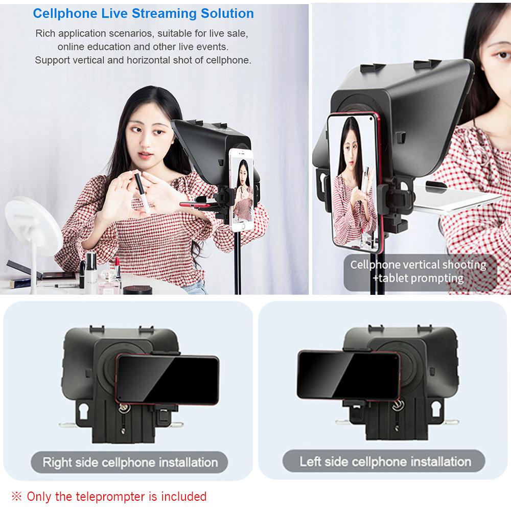 Bestview T3 Обновленный Смартфон Планшет DSLR Камера Телесуфлер Суфлер с Пультом Дистанционного Управления Кольцо Адаптера Объектива Поддерживает