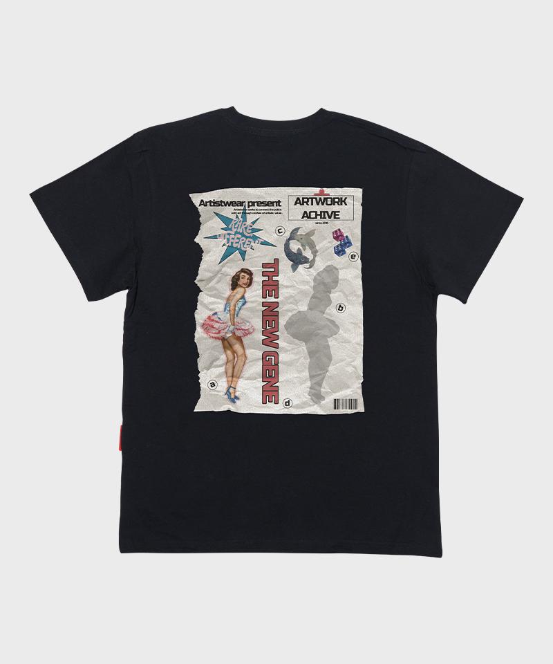 ARTISTWEAR [Atw] Журнал Футболка с коротким рукавом