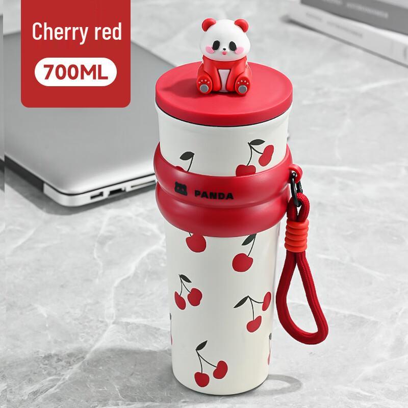 Стильная термокружка с крышкой и соломинкой Chicool из нержавеющей стали