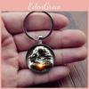 Lion Pattern Pendant Keychain With Silver Zinc Alloy For Festive Gift Ideas