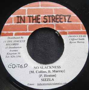7-дюймовая пластинка SIZZLA - No Slackness NONE In The Streetz Ямайка Регги, Ска и Даб Б/у