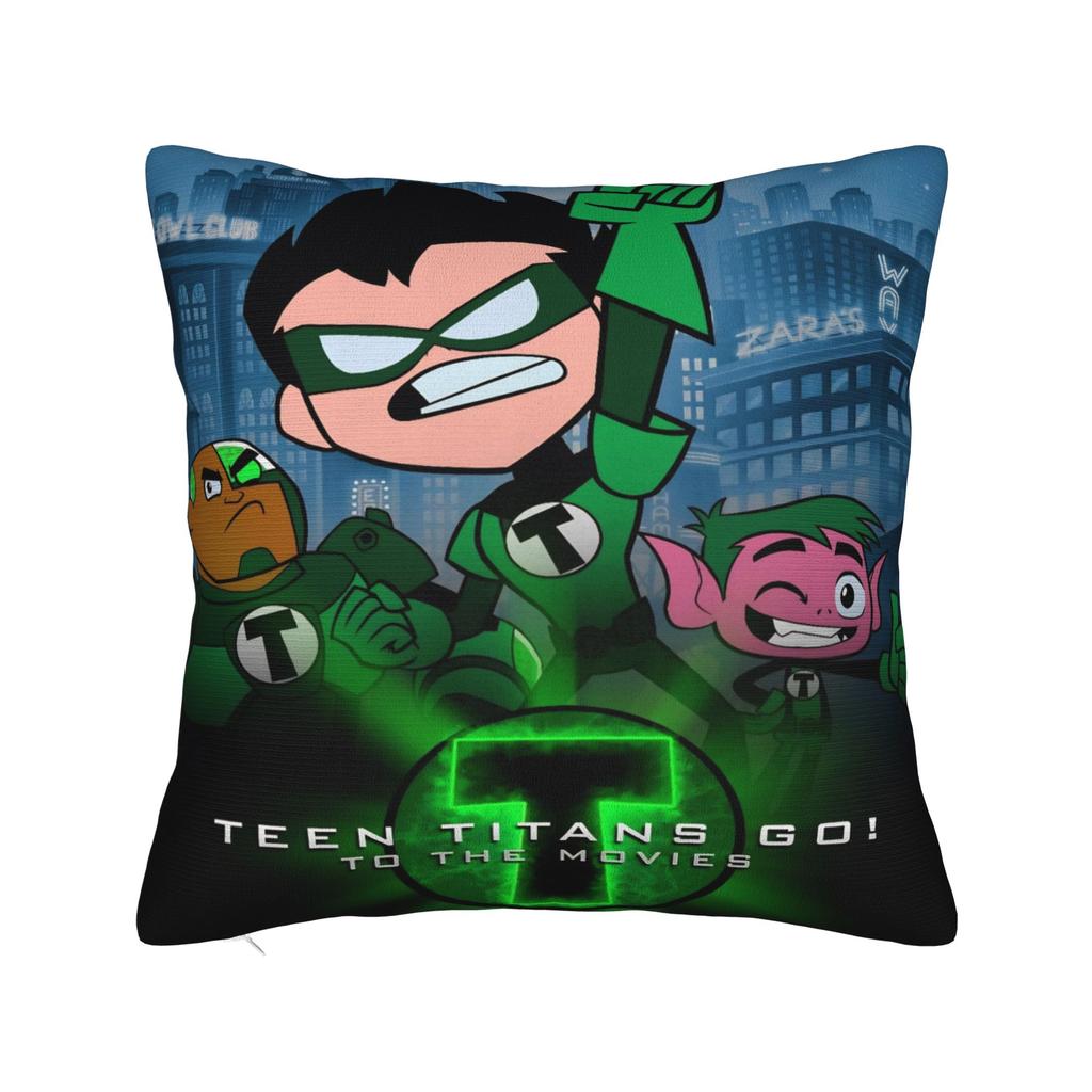 Подушки с принтом Подушки Teen Titans Go Beast Boy Постельное белье Чехол для подушки Декор Подушка для дивана Чехол Разные размеры
