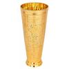 Brass Lassi Glass with Embossed Design, Drinkware & Serveware for Lassi, Milk, and Water, Height-10 Inches, Volume-1600 Ml