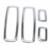 Window Lift Switch Button Cover Trim Frame For Jeep Grand Cherokee 2011+ Chrome
