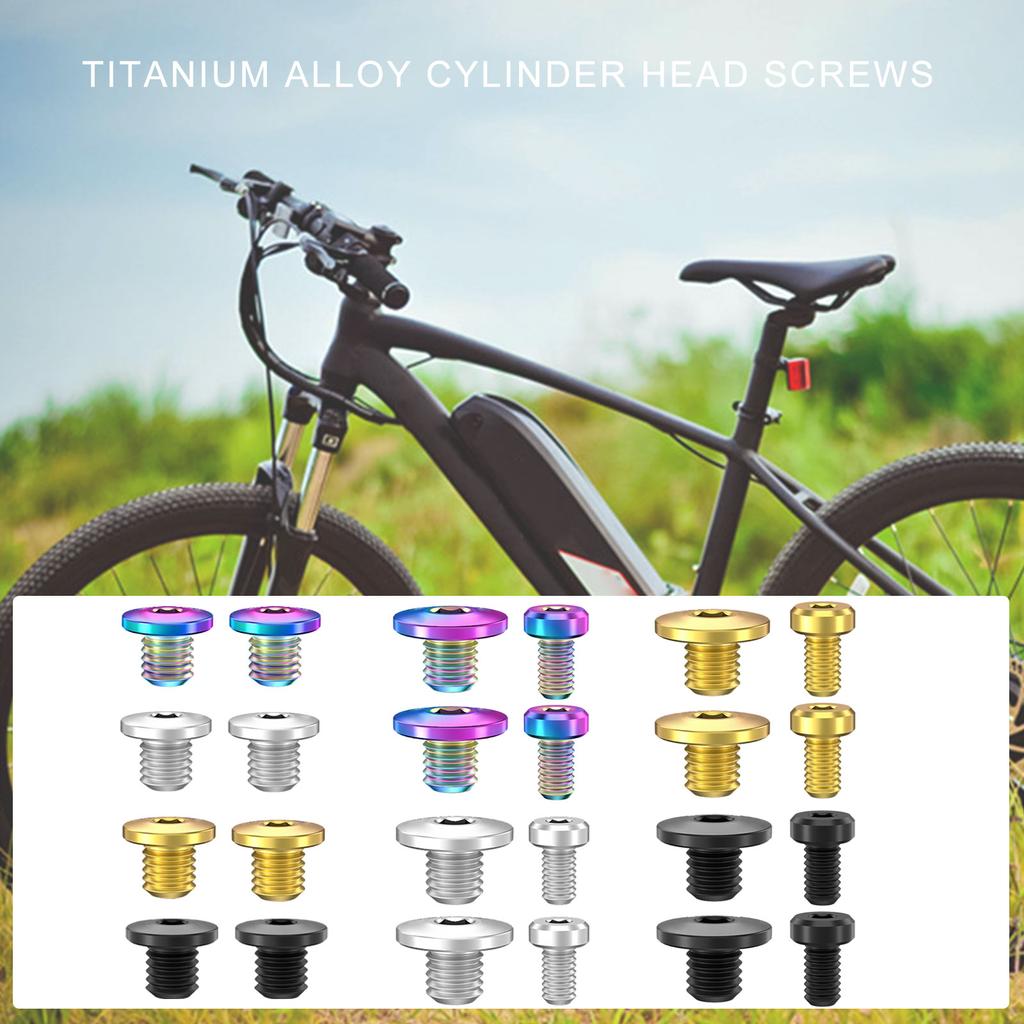 Bicycles Oil Cylinder Lid Bolts Set Fixed Screw Alloy Bicycles Hydraulic Brake Bolts Set For Bicycles Brake Lever Disc