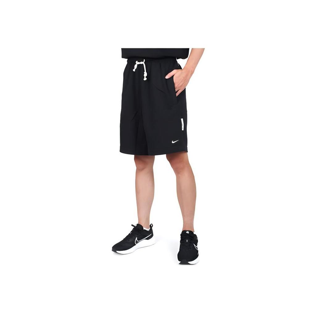 Nike SS22 однотонные баскетбольные шорты с завязками на шнурке мужские низы черного цвета DQ5713-010