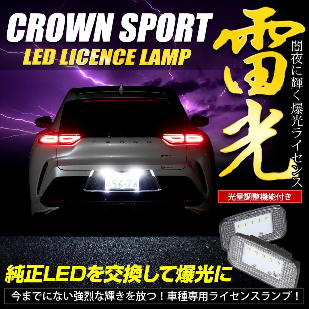 YOURS CROWN SPORT Специальная конструкция для автомобиля Светодиодный блок подсветки номера