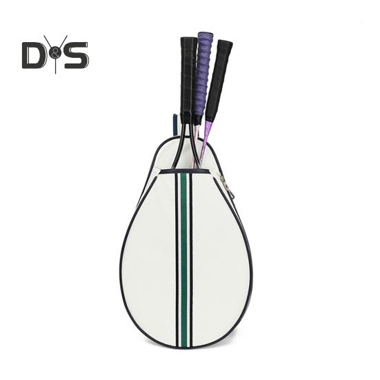 Теннисная сумка Большая вместимость Теннисный рюкзак с лямкой через плечо Водонепроницаемая сумка для ракеток через плечо для тенниса, бадминтона, пиклбола