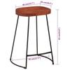 Gavin Bar Stool Set 2 pcs 45 x 40 x 63 cm Solid Mango Wood
