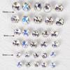Nail Art Fat Square Diamond Shijia Same K9 High-Quality Square Diamond Diy Jewelry Accessories Nail Sticker Drill Crystal Pointed Bottom Drill