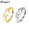 Кольца Claddagh I Love You Forever Heart, регулируемое кольцо на открытый палец для женщин и мужчин, ювелирные изделия дружбы на День святого Валентина