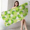 Ultrafine Microfiber Beach Towel Large Size Quick Dry Absorbent Digital Print Swim Cover Up Sun Protection Women Men Kids Pool Travel