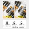 Wear-resistant Battery Case Plastic Data Cable Case Bilayer Data Cable Case  for AA/AAA Batteries