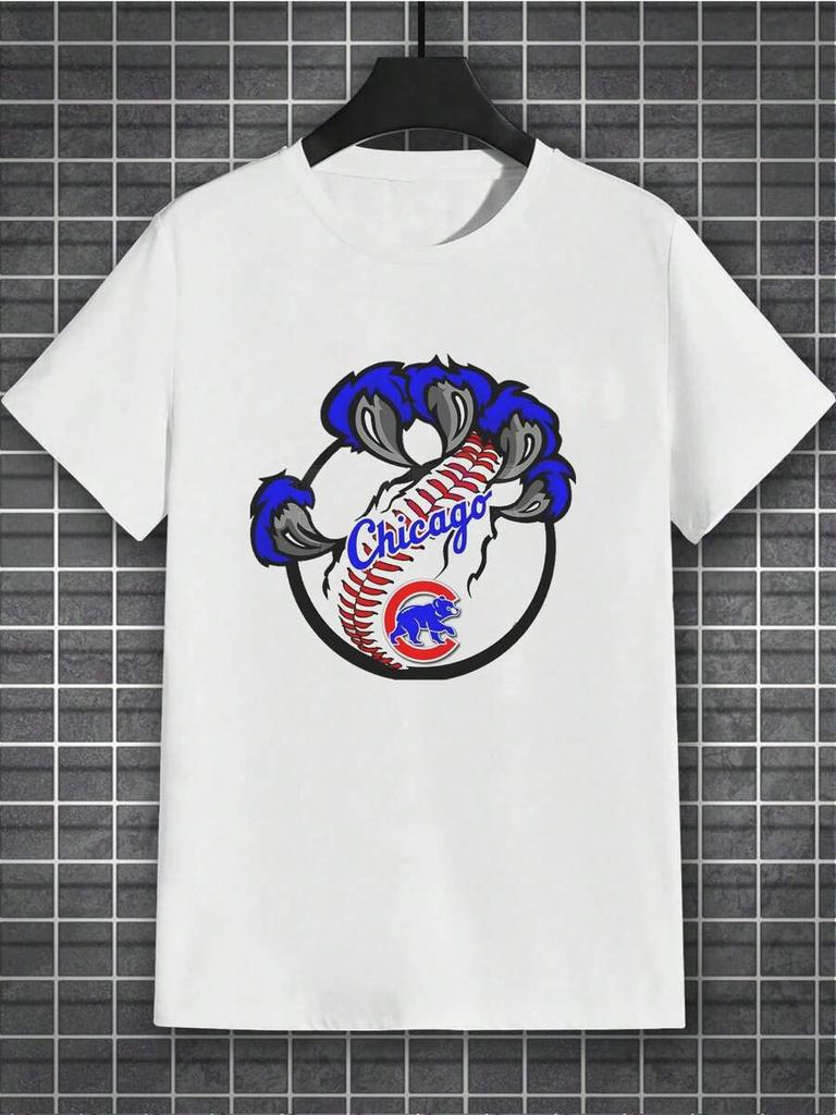 Baseball Claw Unisex's Funny T-Shirts Chicago Cubs Baseball Fan Funny T-Shirts