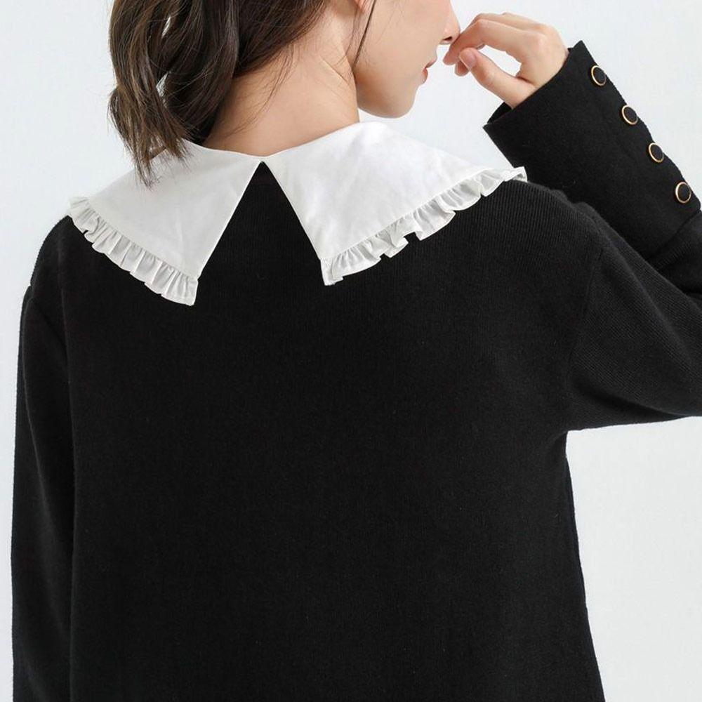 Fashion Classic Cotton Shirt Fake Collar Blouse False Collar Clothes Accessories Lapel
