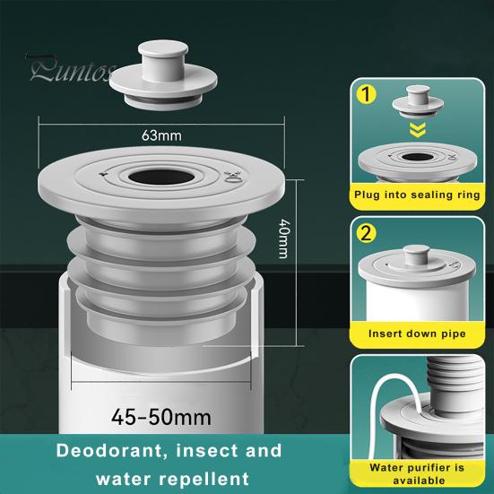 Универсальная сливная пробка для ванны, многофункциональная канализационная труба, дезодорант, уплотнительное кольцо, силиконовая заглушка для ванной, ванны, умывальника, кухни