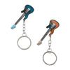 Cool Guitar Key Chain Hip Hop Musical Instrument Keychain Key Chain Guitar Keyring  Bag Pendant