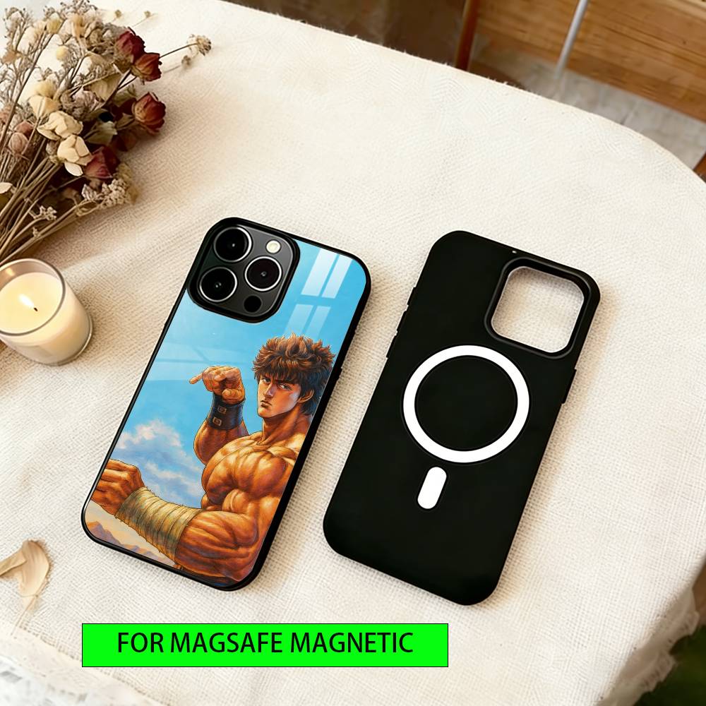 Fist of the North Star Phone Case For iPhone17,16,15,14,13,12,11 Plus,Pro Magnetic with Magsafe Wireless Charging