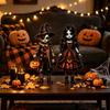 Halloween Desk Decors Wooden Tabletop Display Accent for Mantel, Shelf and Party Setup, One Selected Style per Pack