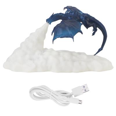 3D-печать огненный дракон в форме ночника прикроватная лампа USB перезаряжаемая для домашнего декора рождественский подарок