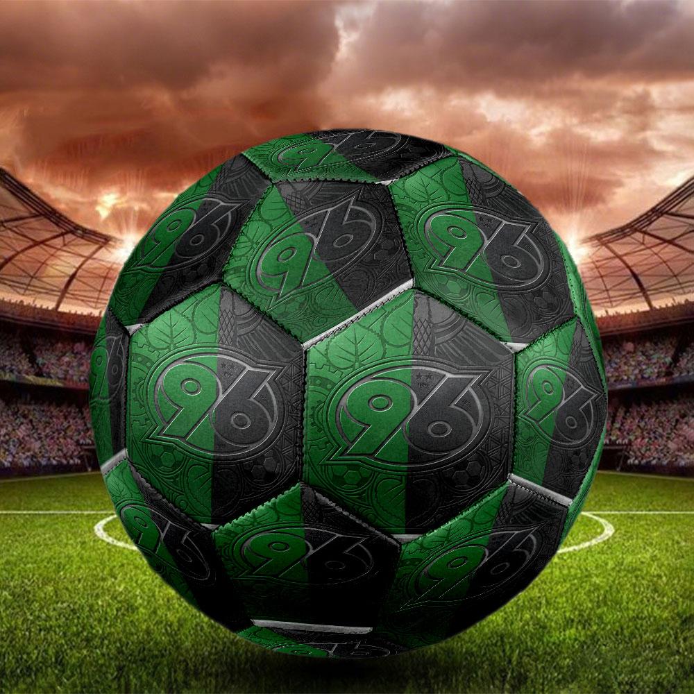 Hannover 96 Football Print Size 5 Soccer Ball, Standard Match Football for Sports Game and Team Practice, Ideal Gift for Soccer Fans