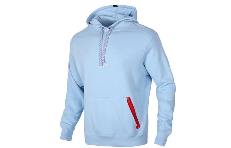 Nike Sweatshirts Men's Blue Hooded Moderate Regular BV9350-436