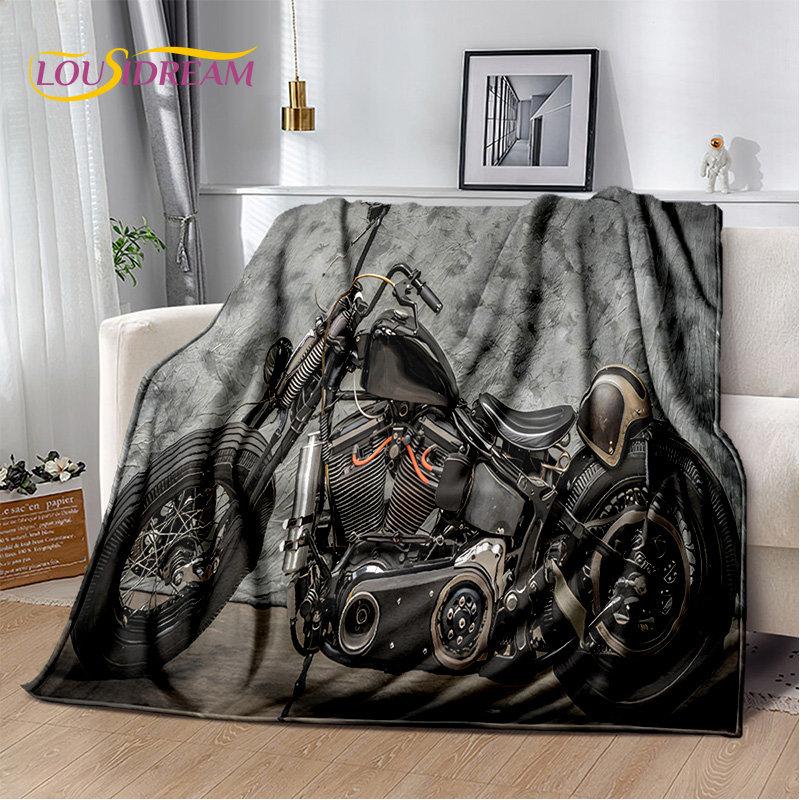 Мягкое плюшевое одеяло с черепом в стиле ретро, ​​фланелевое одеяло для гостиной, спальни, кровати, дивана, чехол для пикника