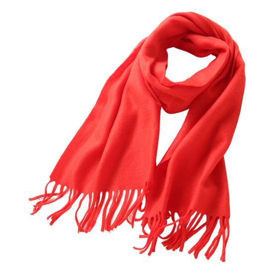 Women Winter Scarf Plaid Print Lightweight Soft Warm Scarf